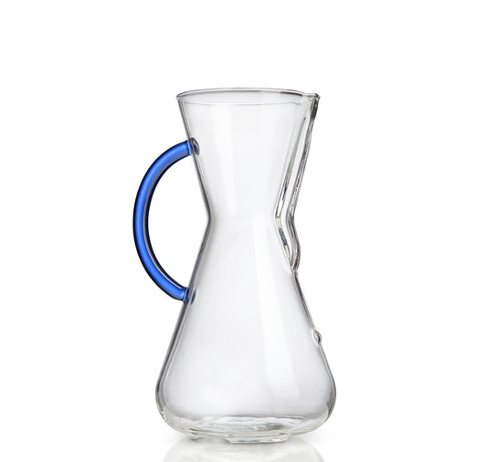 Chemex 3 Cup Glass Handle Brewer - Blue