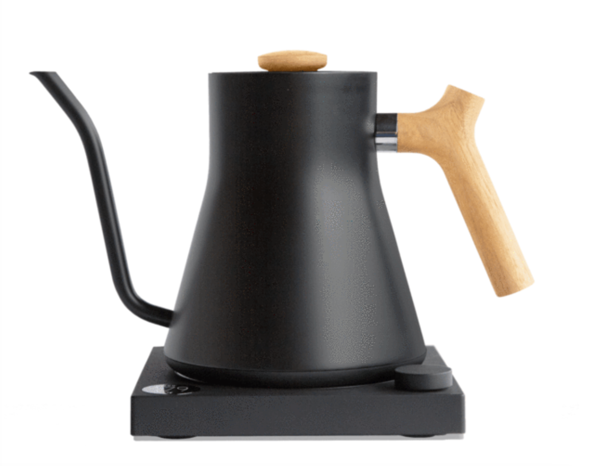 Stagg EKG Electric Pour over Kettle - Matte Black + Maple